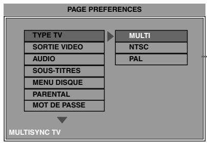 GRUNDIG SCENOS - Régler le format d'image - 1