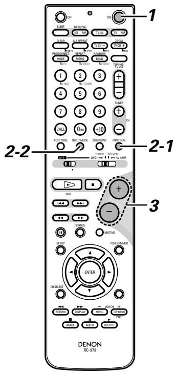DENON DHT-500S - FONCTIONNEMENT DE BASE - 2