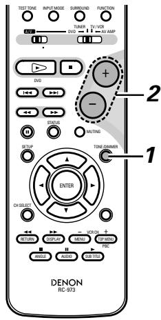 DENON DHT-500S - "Réglage de la qualité du son" et "DIMMER" - 2