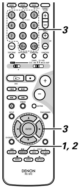 DENON DHT-500S - Exemple: Pour les disques DVD video - 2