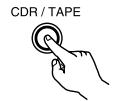 DENON AVR-1403 - Appuyer sur la touche de la source de programme à reproductive. Example 1: CD - 3