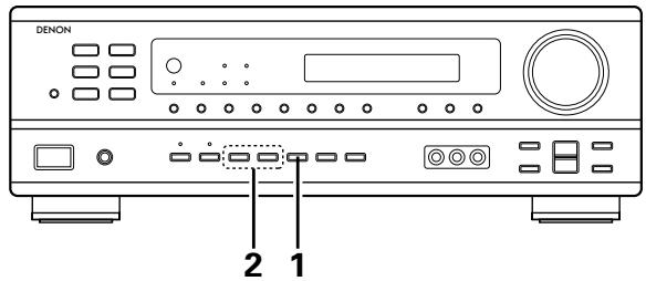 DENON AVR-1403 - Annulation du mode d'entrée externe - 4