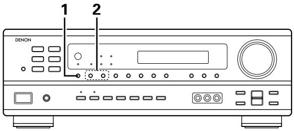 DENON AVR-1403 - Rappel de stations préréglées - 8