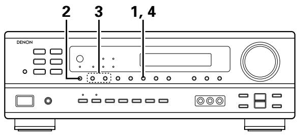 DENON AVR-1403 - Rappel de stations préréglées - 5