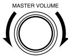 DENON AVR-684 - Adjust the volume. - 2