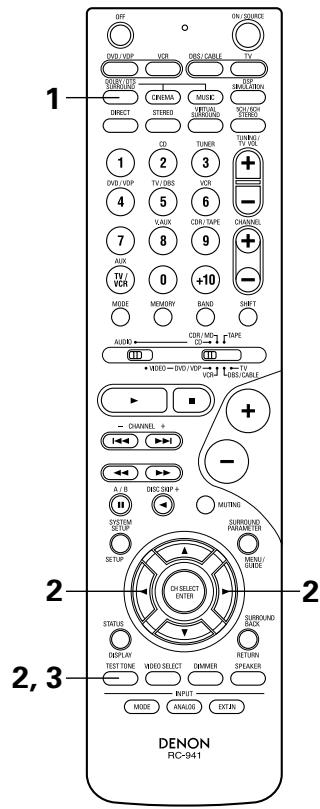 DENON AVR-684 - Before playing with the surround function - 8