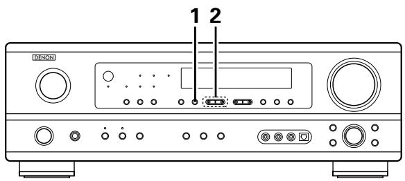 DENON AVR-684 - Recalling preset stations - 1
