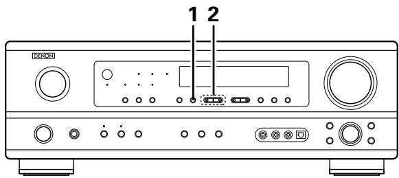DENON AVR-684 - Recalling preset stations - 1