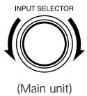 DENON AVR-684 - Select the input source to be played. Example: CD - 1