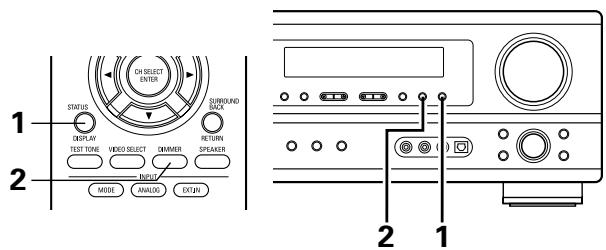 DENON AVR-684 - Vérification de la source programme actuellement en cours de reproduction, etc. - 2