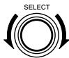 DENON AVR-684 - Turn the SELECT knob to select the surround mode. - 1