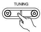 DENON AVR-684 - Press the TUNING UP (+) or (-) button. - 1