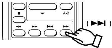 DENON DCD-485 - Avanço para a faixa segunte durante - 2
