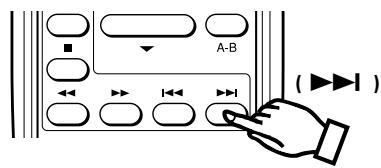 DENON DCD-485 - Advancing to the next track during - 2