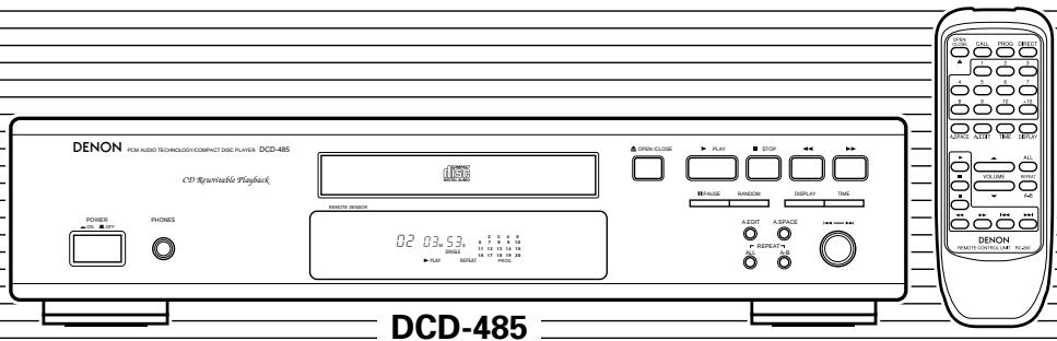 DENON DCD-485 - INSTRUÇÉS DE OPERACION - 1