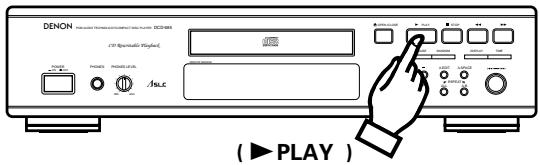 DENON DCD-485 - Riproduzione delle trace programmate - 1