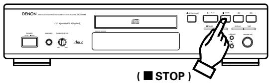 DENON DCD-485 - Stopping Playback - 1
