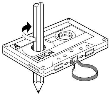 DENON DRW-695 - - Tape Slack - 1