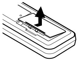 DENON PMA-495R - Einlagen der Trockenbatterien - 1