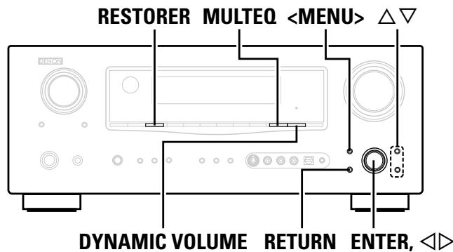 DENON AVR-2309 - Symboles utilisés pour indiquer les touches dans ce manuel - 2
