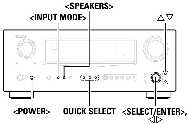 DENON AVR-2309 - Symboles utilisés pour indiquer les touches dans ce manuel - 1