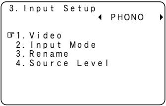DENON AVR-2309 - Ecran du menu - 1