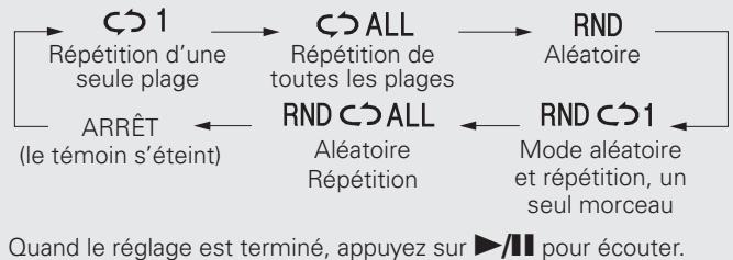 DENON CONCEPT CX1 - Appuyez sur [REPEAT/RANDOM]. - 1