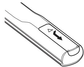 DENON CONCEPT CX1 - Insertion des piles - 1