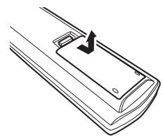 DENON DHT-FS5 - Insertion des piles - 1