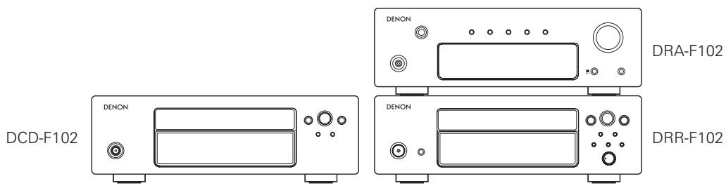 DENON DRR-F102 - Disposition recommandaee du système - 1