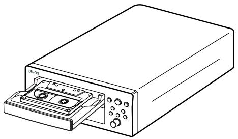DENON DRR-F102 - Chargement des cassettes - 1