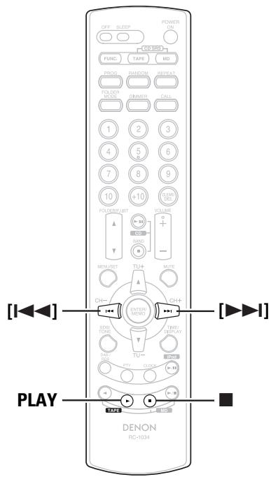 DENON DRR-F102 - Pour arrêté la lecture - 2