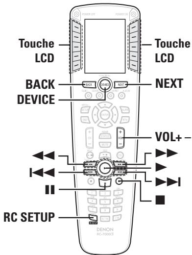 DENON RC-7001 - Réglages - 1