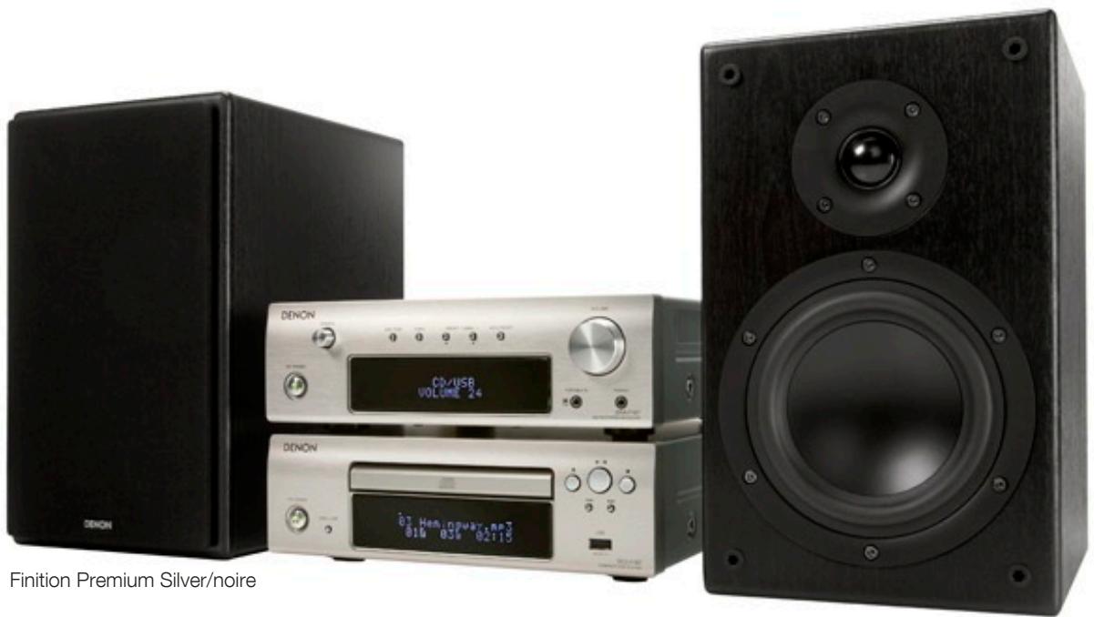 DENON D-F107 - Mini-chaine hi-fi à éléments séparés - 1