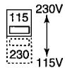 DENON DP-DJ101 - Sélecteur de tension - 1