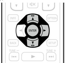 DENON AVR-3313, AVR3313 - Écran de sélection du menu (menu supérieur) - 2