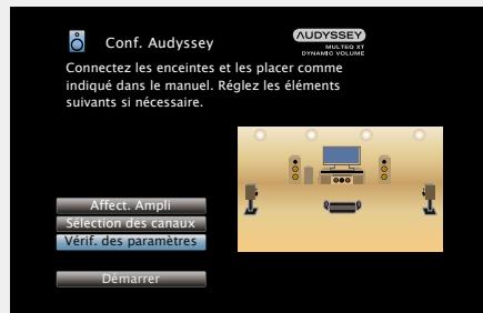 DENON AVR-3313, AVR3313 - Vérification des paramètres - 1