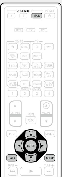 DENON AVR-3313, AVR3313 - Fonctionnement du menu - 1
