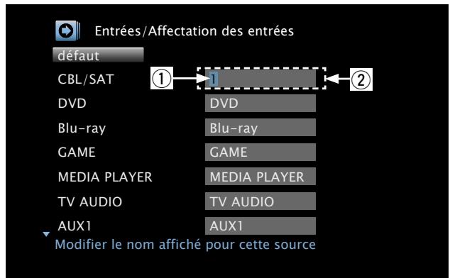 DENON AVR-3313, AVR3313 - □ Affichage d'un écran 10 key - 1