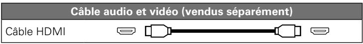 DENON AVR-3313, AVR3313 - Câbles utilisés pour les connexions - 1