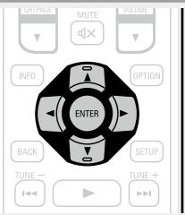 DENON AVR-3313, AVR3313 - Utilisations du menu d'attribution d'entrée - 1
