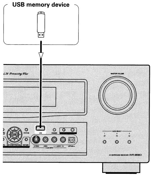 DENON AVR-3808CI - Front panel - 1