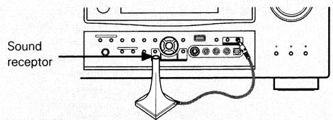 DENON AVR-3808CI - Connect the included setup microphone to the SETUP MIC jack on the main unit. - 1