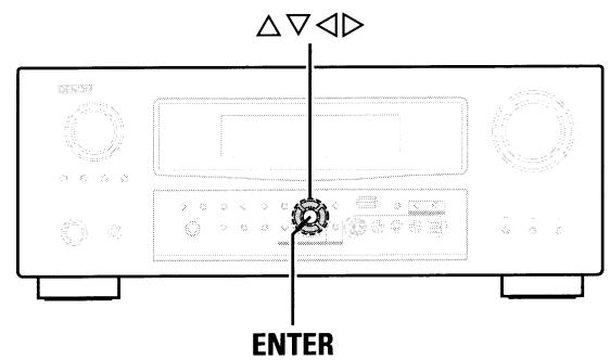 DENON AVR-3808CI - Use  to select the station, then press ENTER or  . - 2