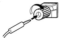 DENON AVR-3808CI - When using a banana plug - 1