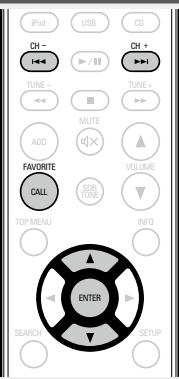 DENON CEOL N8 - Appel de stations ou fichiers de la liste des favoris - 1