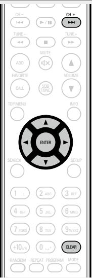 DENON CEOL N8 - Utilisation des curseurs - 1