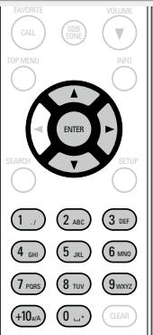DENON CEOL N8 - □ Recherche de stations par mot clé (chaîne alphabétique) - 1