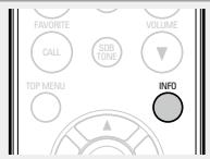 DENON CEOL N8 - Pendant la lecture, appuyez sur INFO. - 1