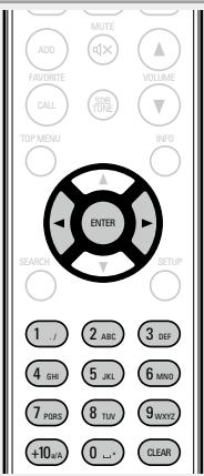 DENON CEOL N8 - Utilisation des touches numériques - 1